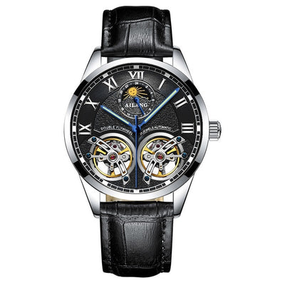 Men's double flywheel automatic mechanical watch