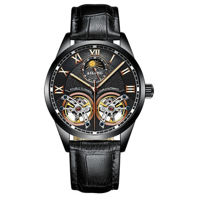 Men's double flywheel automatic mechanical watch