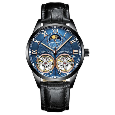 Men's double flywheel automatic mechanical watch