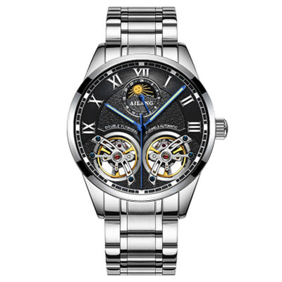 Men's double flywheel automatic mechanical watch