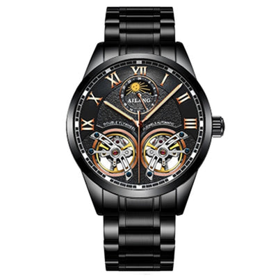 Men's double flywheel automatic mechanical watch